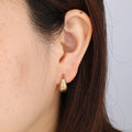 Simple Five-pointed Star Pattern Diamond-encrusted Earrings  EJ25E01597G