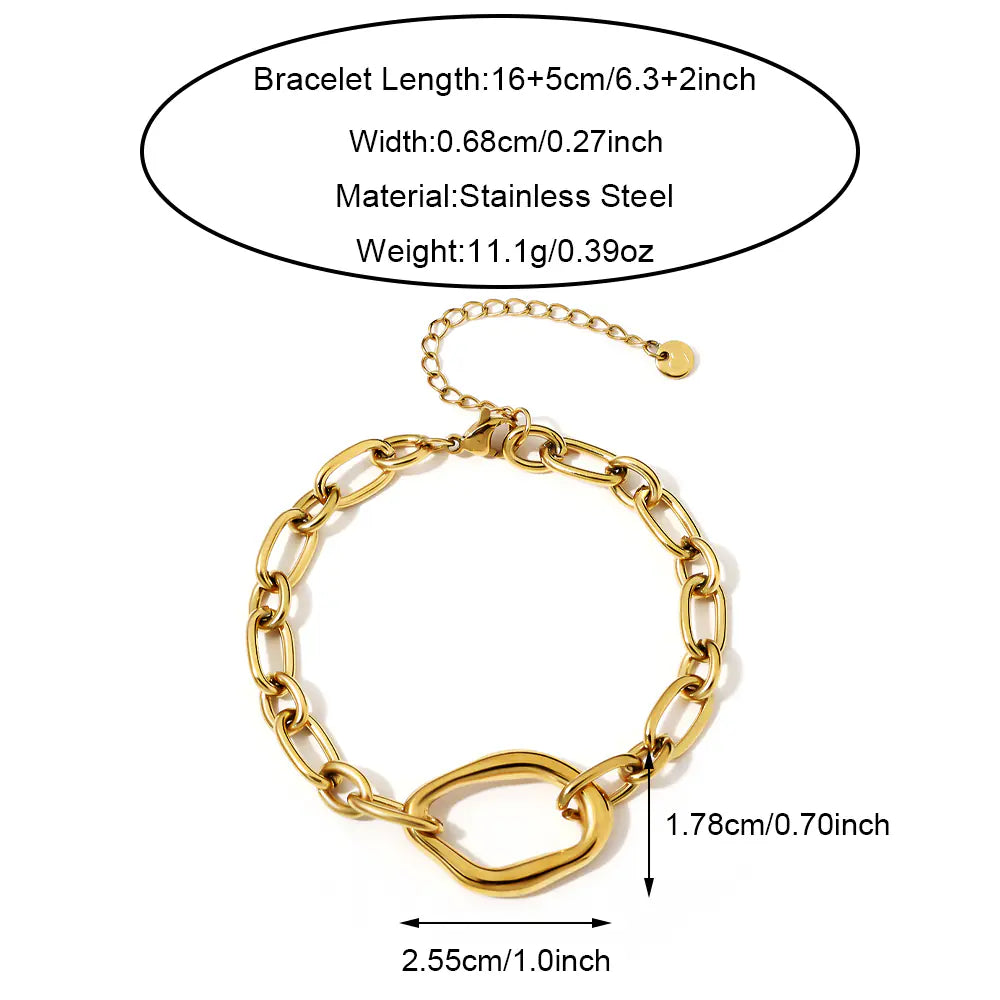 Irregular Circle Bracelet EJ25B02869G