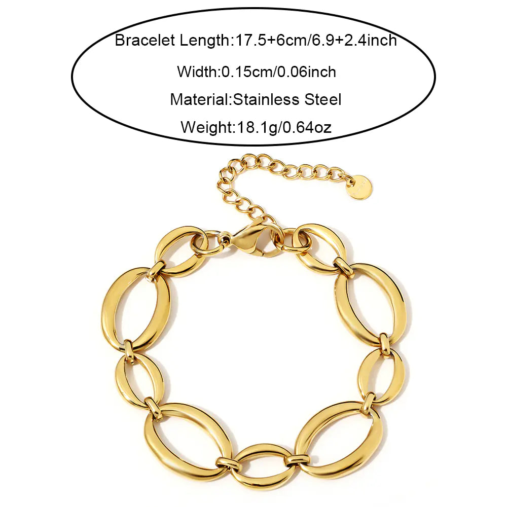 Oval Circle Bracelet  EJ25B02871G