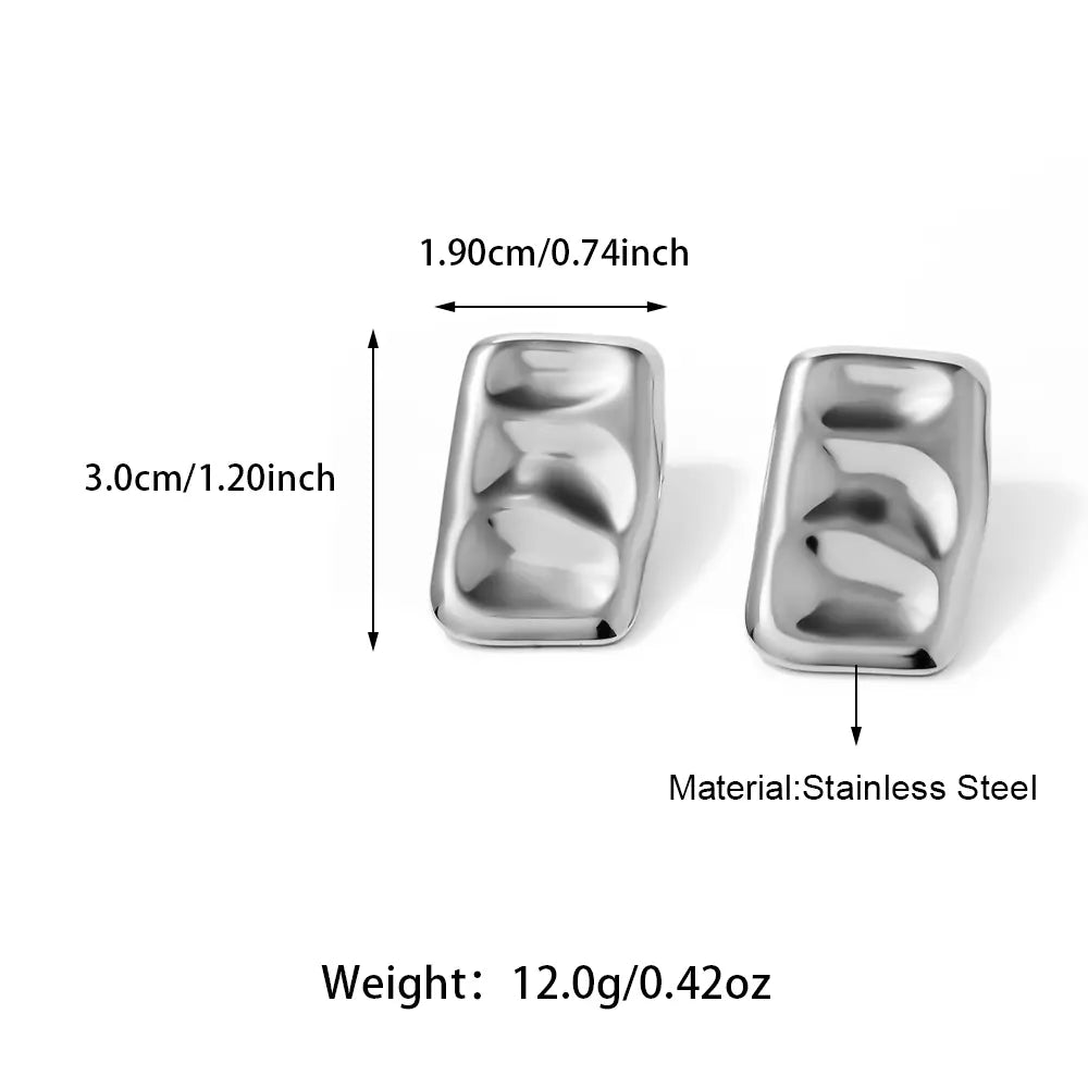 Drop Stud Earrings Fashionable    EJ25E01482S/G