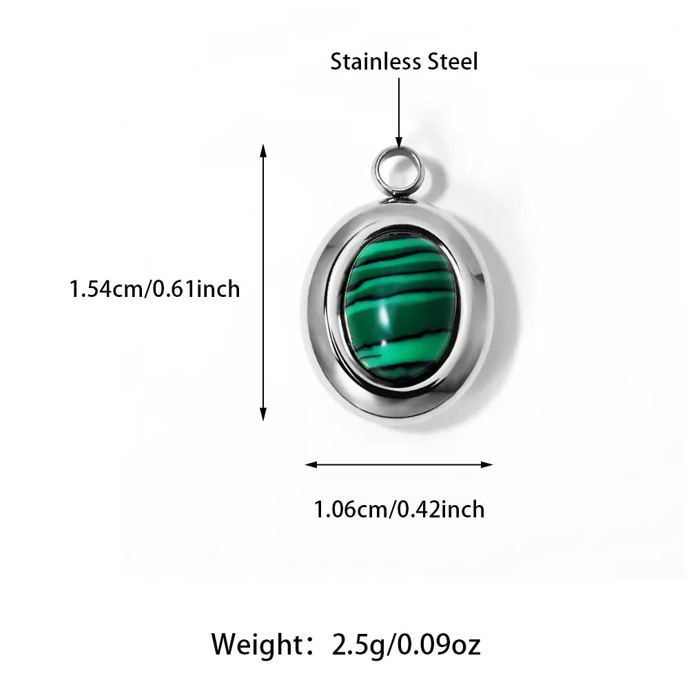 Round Oval Stone Party Luxury Pendants   EJ25N06251