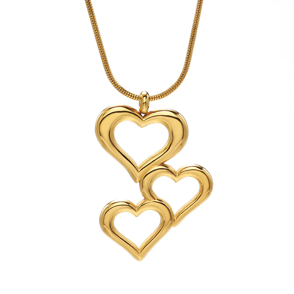 Irregular Heart Necklace    EJ25N06363G