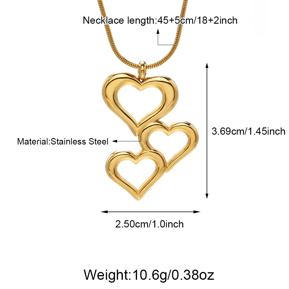 Irregular Heart Necklace    EJ25N06363G