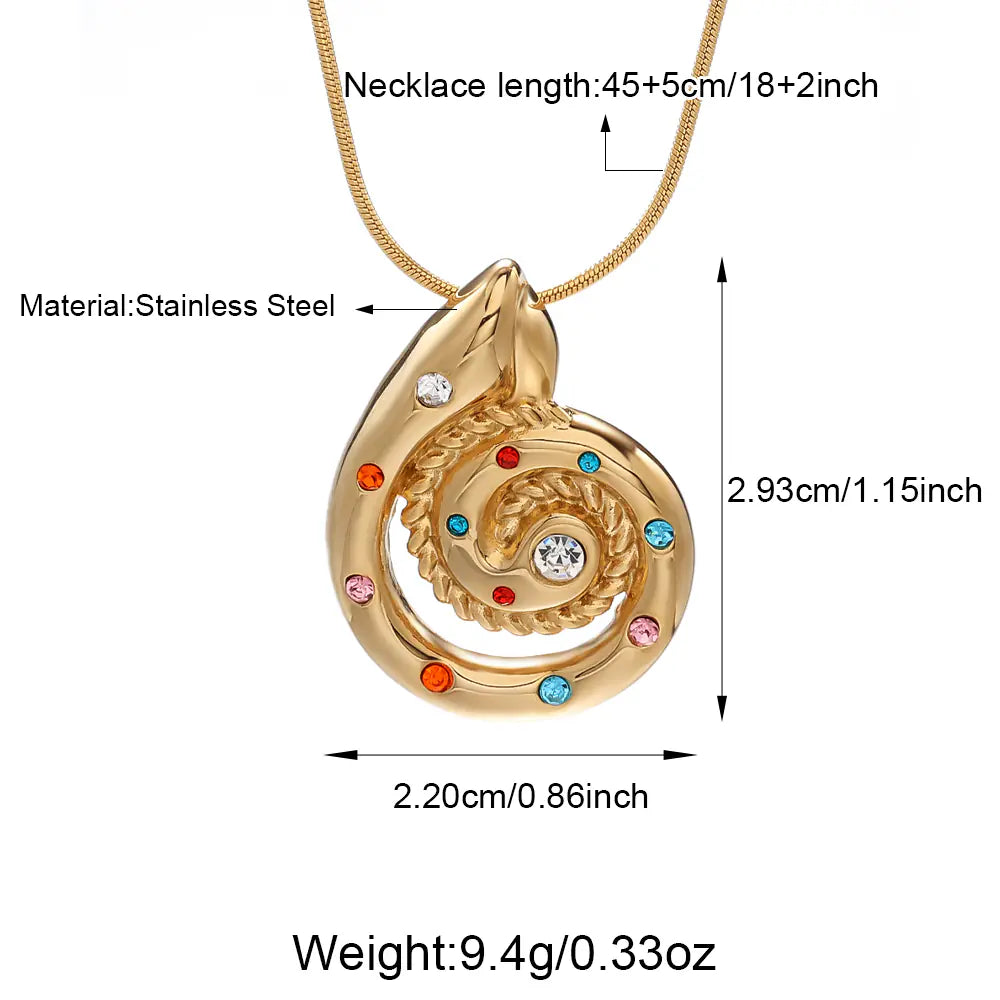 Conch Shape Necklace    EJ25N06372G
