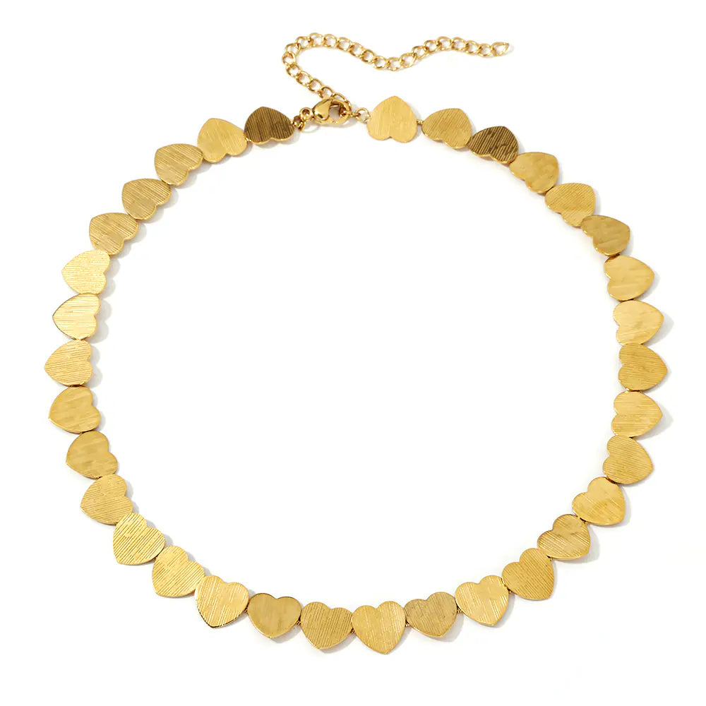 Heart Necklace Clavicle  EJN06402G