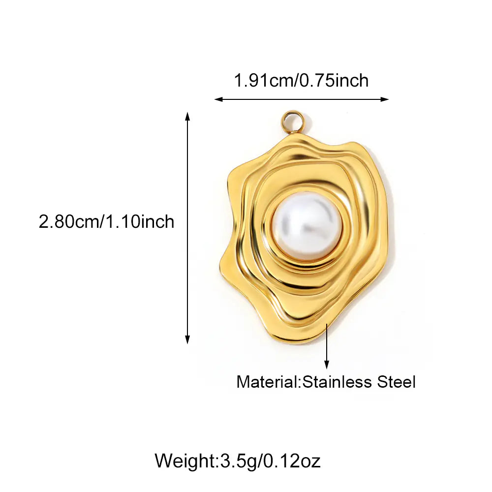 Oval Peal Pendant    EJ25N06443G