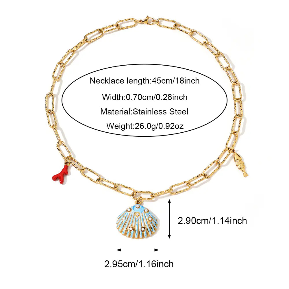 Sea Shell Necklace    EJ25N06511G