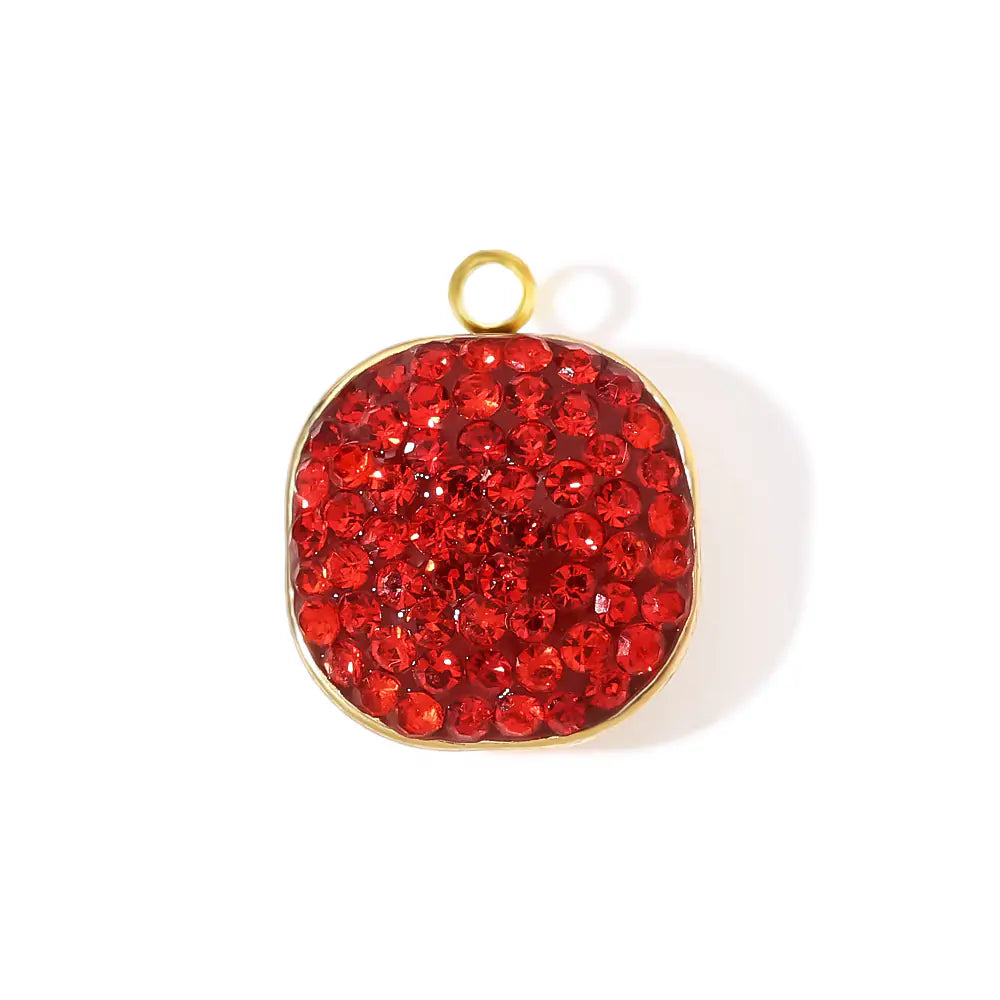 Inlay Oval Pendant DIY Charm  EJ25N06566G