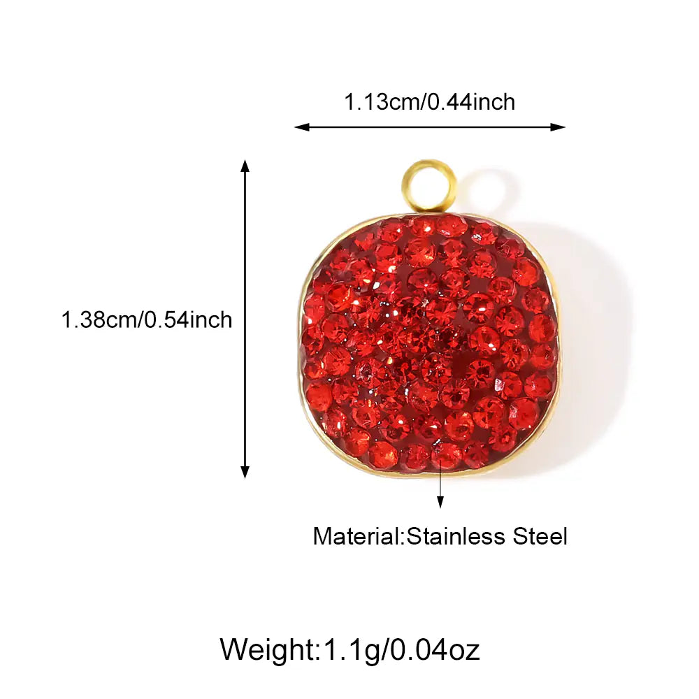 Inlay Oval Pendant DIY Charm  EJ25N06566G