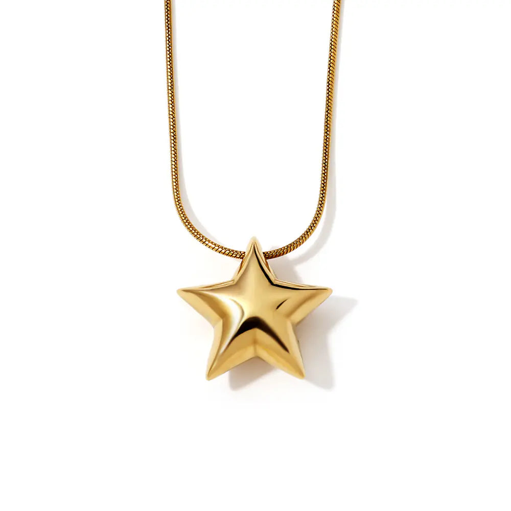 Star Pendant Necklace Stylish  EJ25N06588G