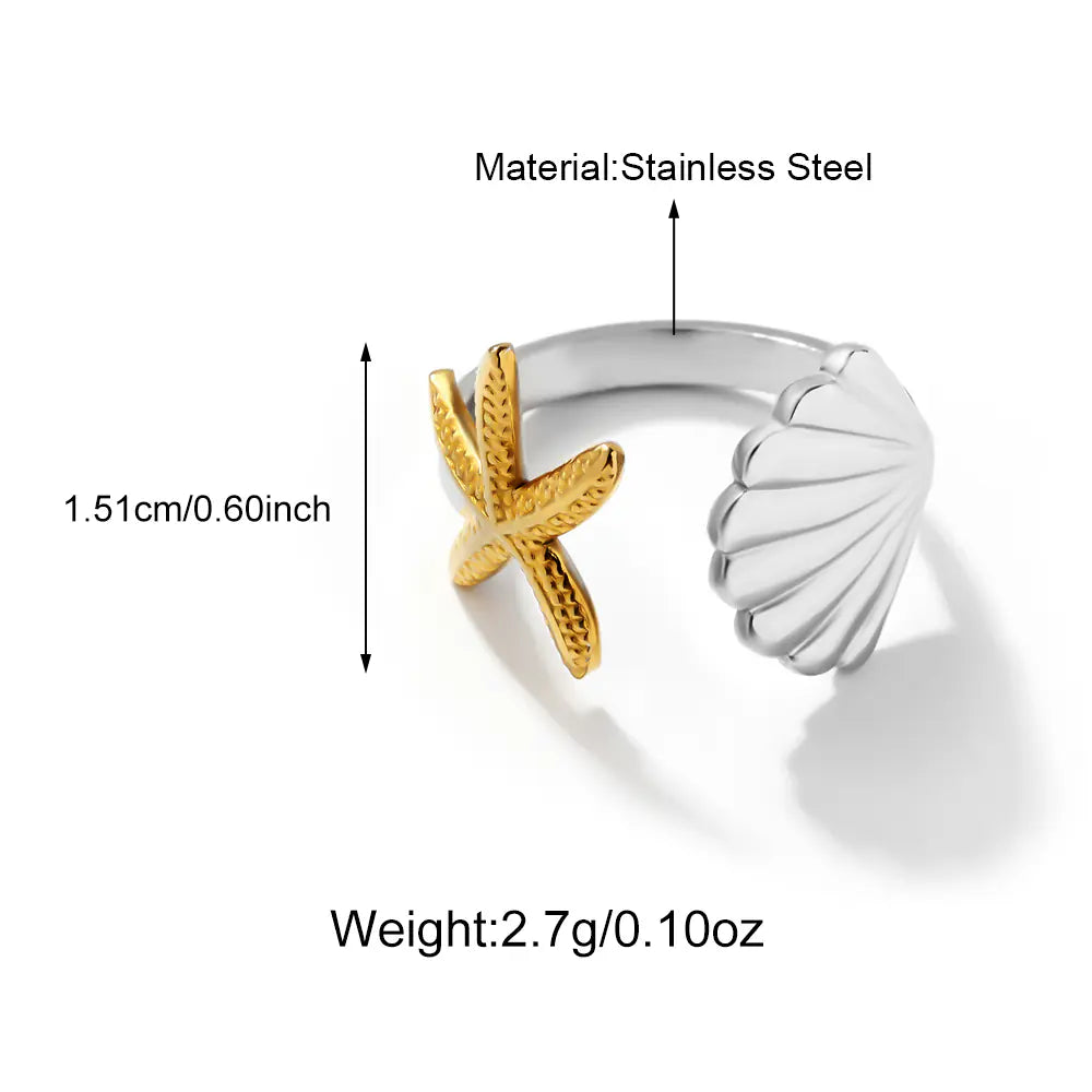 Shell Ring -adjustable    EJ25R01307GS