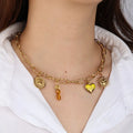 Combine Square Chain Necklace   EJ25N06231G