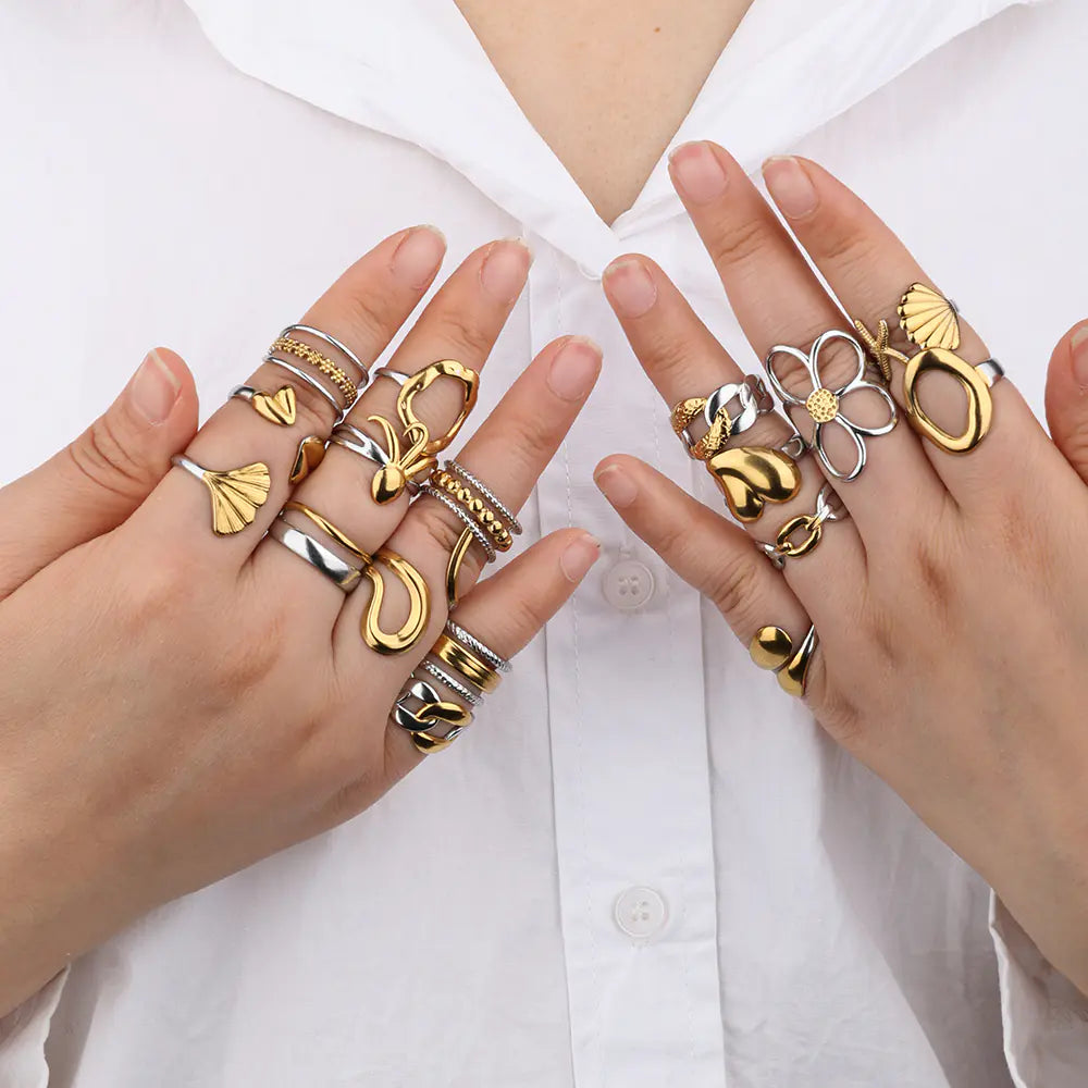 Octopus Design Rings ADJUSTABLE    EJ25R01317GS