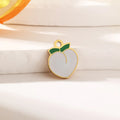 Oil Dripping White Peach Pendant    EJ25N06506G