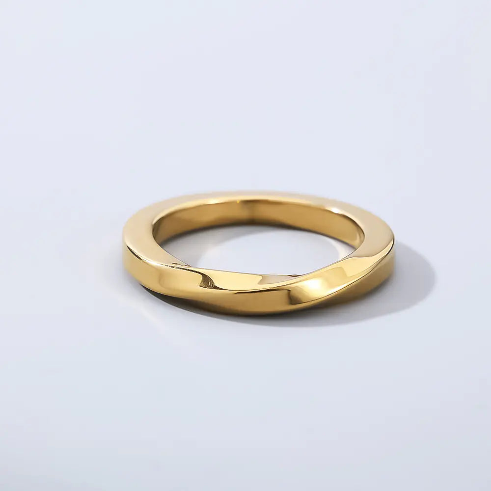 Simple Stainless Steel Open Ring  EJ25R01500