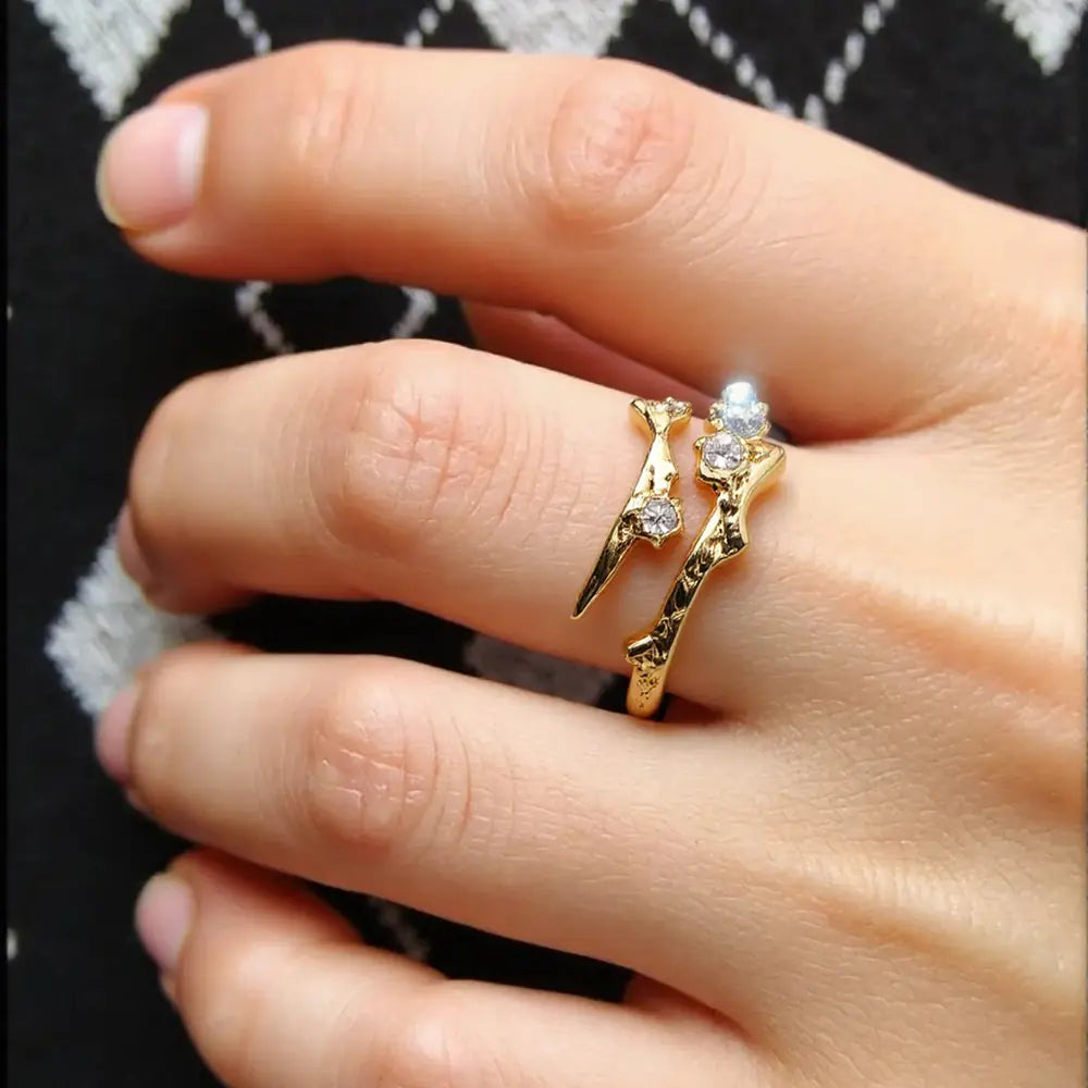 Tree Branch Diamond Open Ring    EJ25R01365G