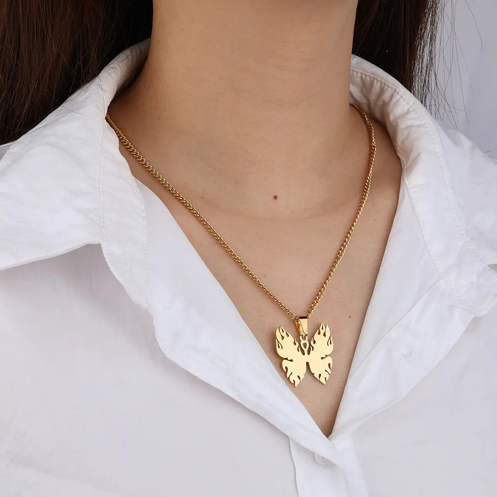 Betterfly Pendant Necklace    EJN04103G