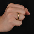 Simple Stainless Steel Open Ring  EJ25R01500
