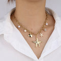 Ocean Octopus Pendant Necklace     EJ25N06375G