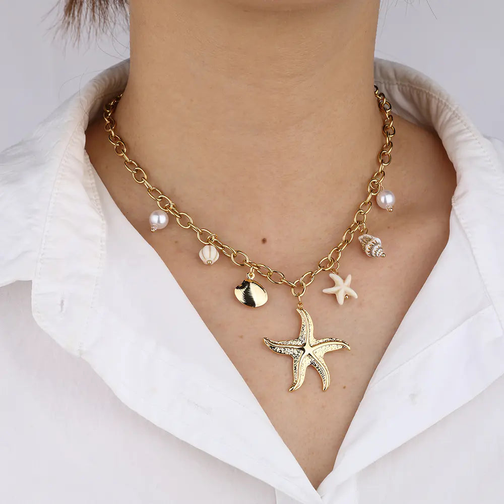 Ocean Octopus Pendant Necklace     EJ25N06375G