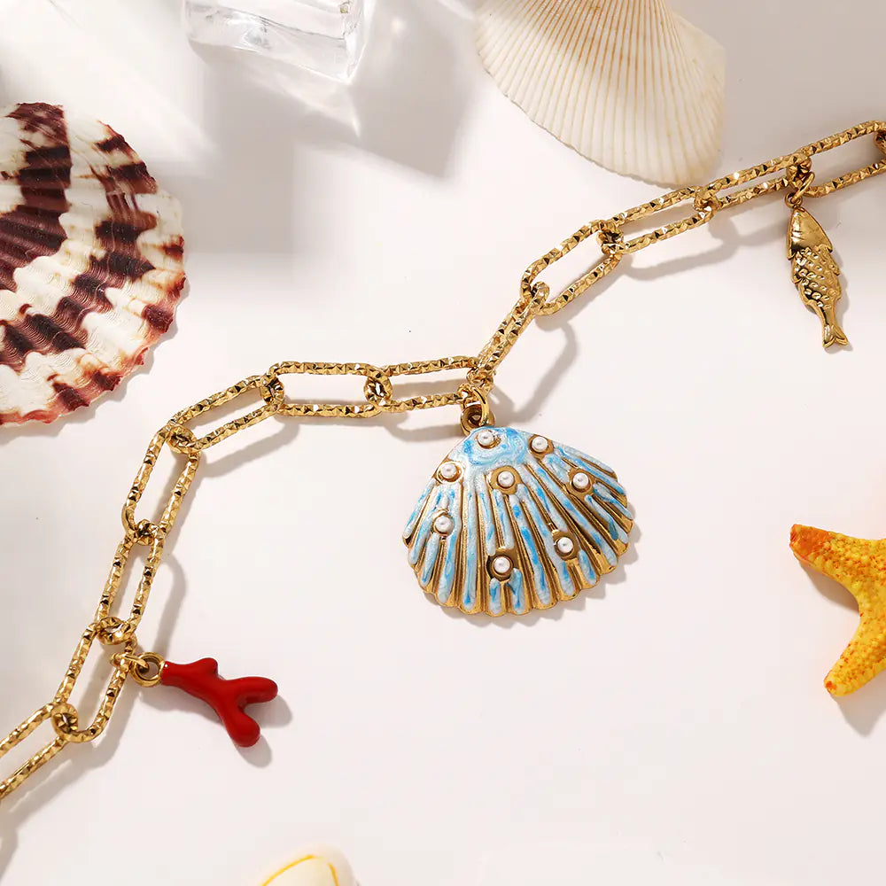 Sea Shell Necklace    EJ25N06511G