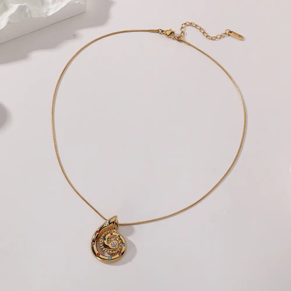 Conch Shape Necklace    EJ25N06372G