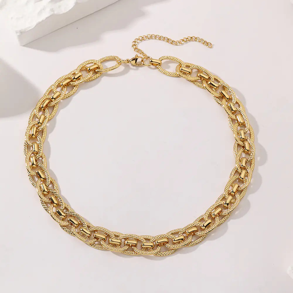 Buckle Necklace Adjustable Bulk Neckles   EJ25N06405G