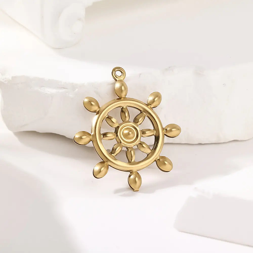 Compass Stainless Steel Pendant   EJ25N06559G
