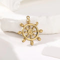 Compass Stainless Steel Pendant   EJ25N06559G