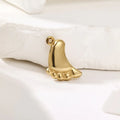 Hollow Feet Design Stainless Steel Pendant   EJ25N06556G