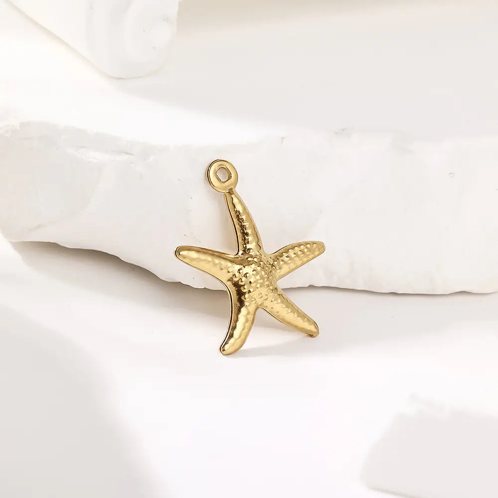 Sea star Design Stainless Steel Pendant    EJ25N06558G