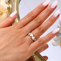 Heart-Shaped Drip Lady Ring  EJ25R01662G