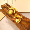 Glossy round Square Stud Earrings   EJE01189G