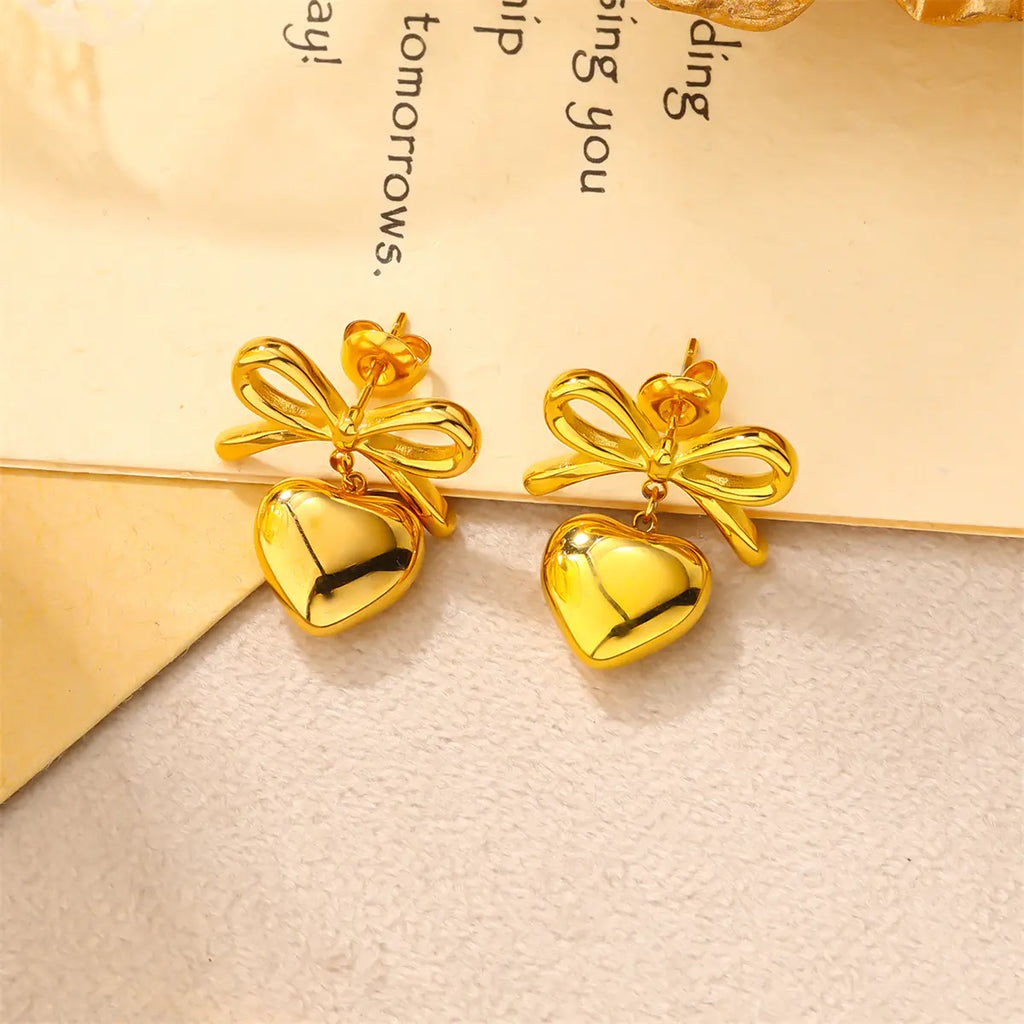 Glossy round Square Stud Earrings   EJE01189G