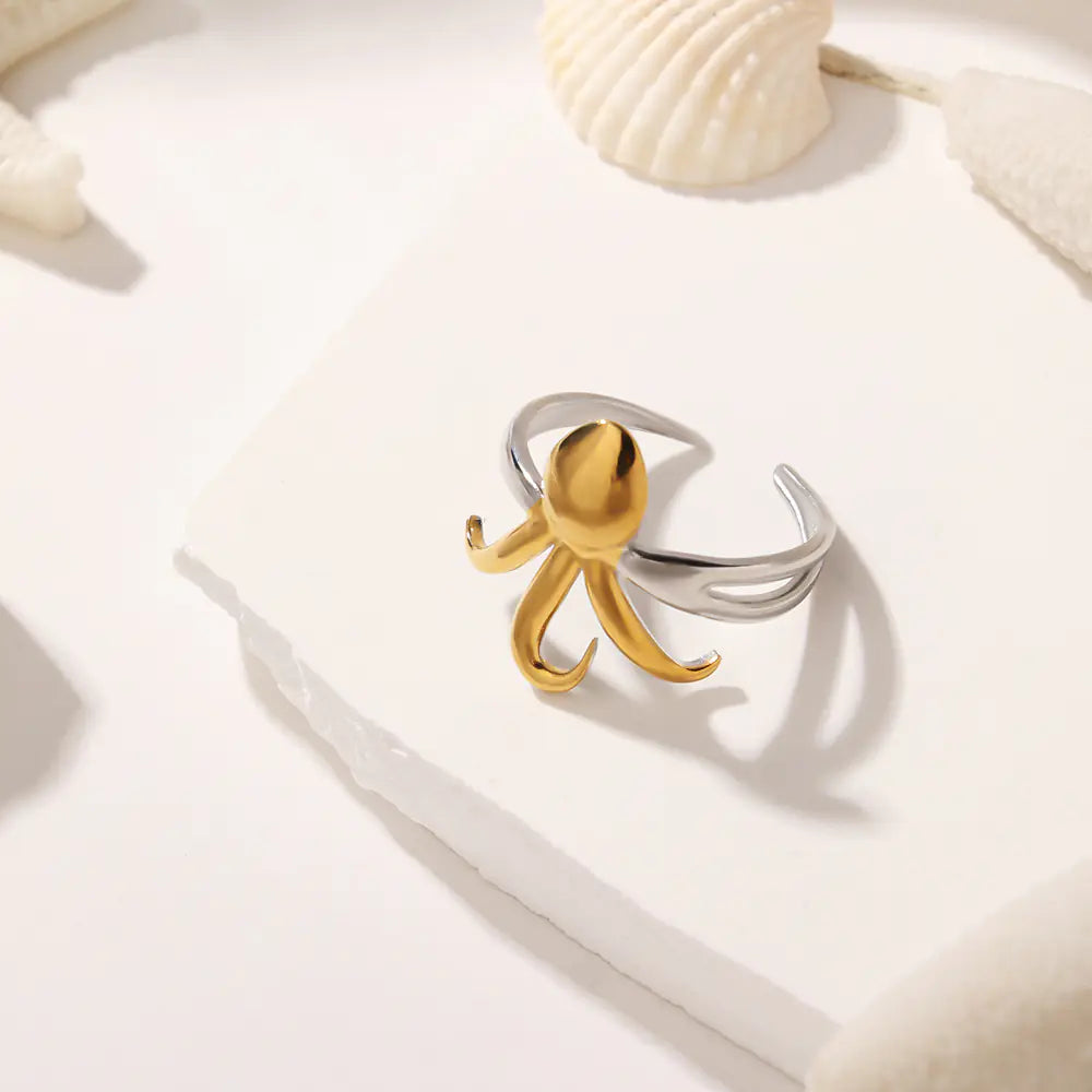 Octopus Design Rings ADJUSTABLE    EJ25R01317GS