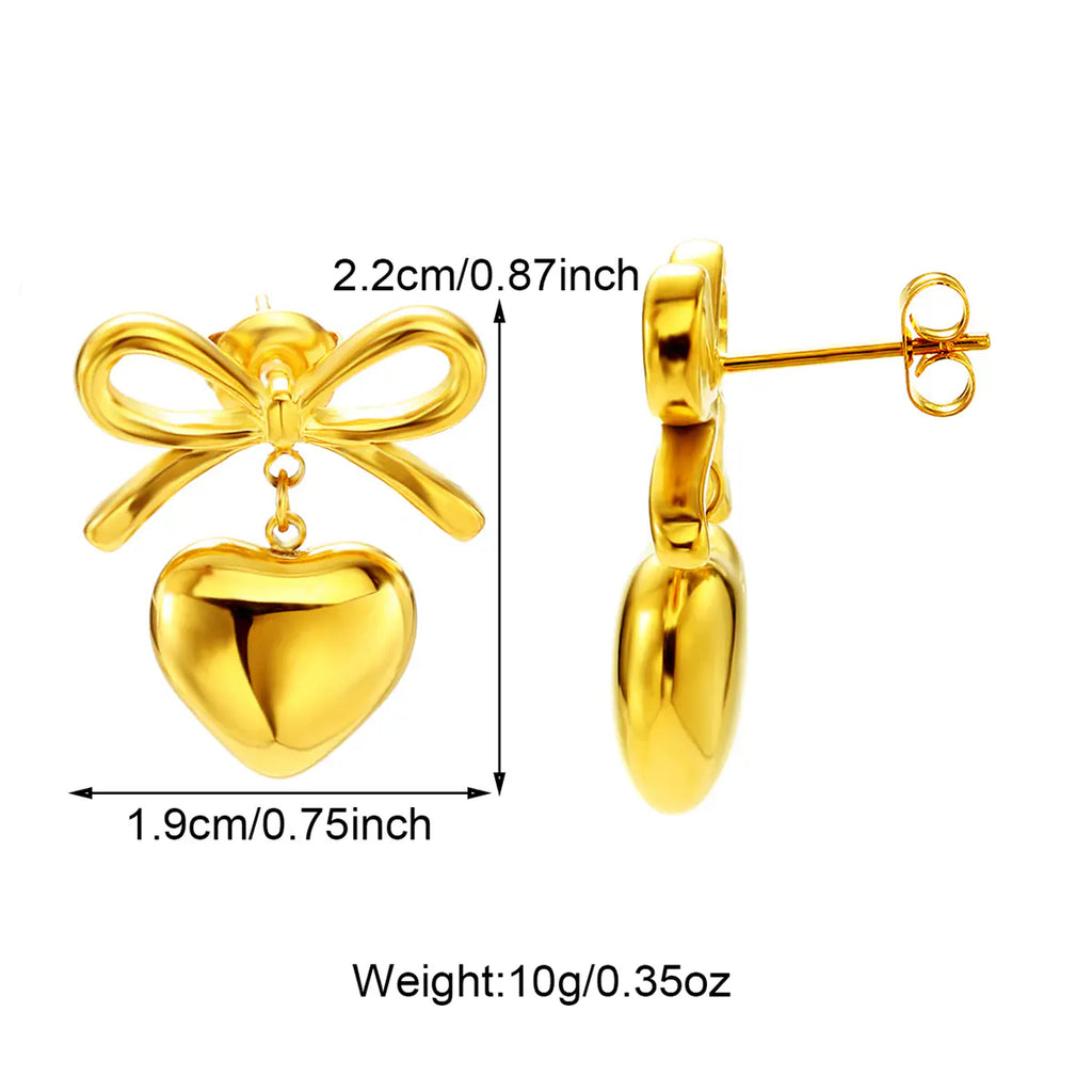 Glossy round Square Stud Earrings   EJE01189G