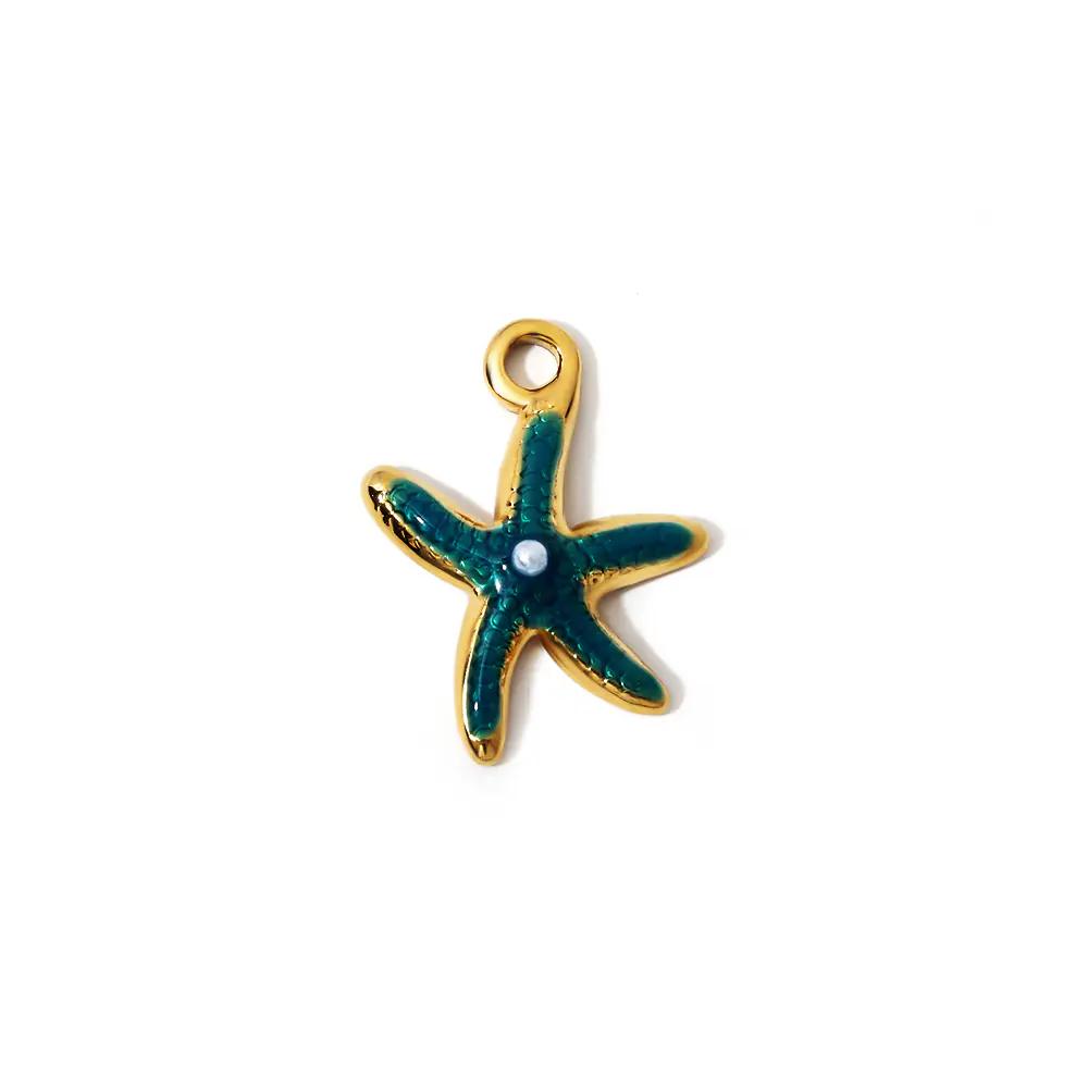 Stainless Steel Enamel Pendant EJN06284G