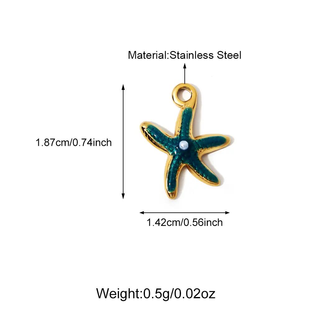 Stainless Steel Enamel Pendant EJN06284G