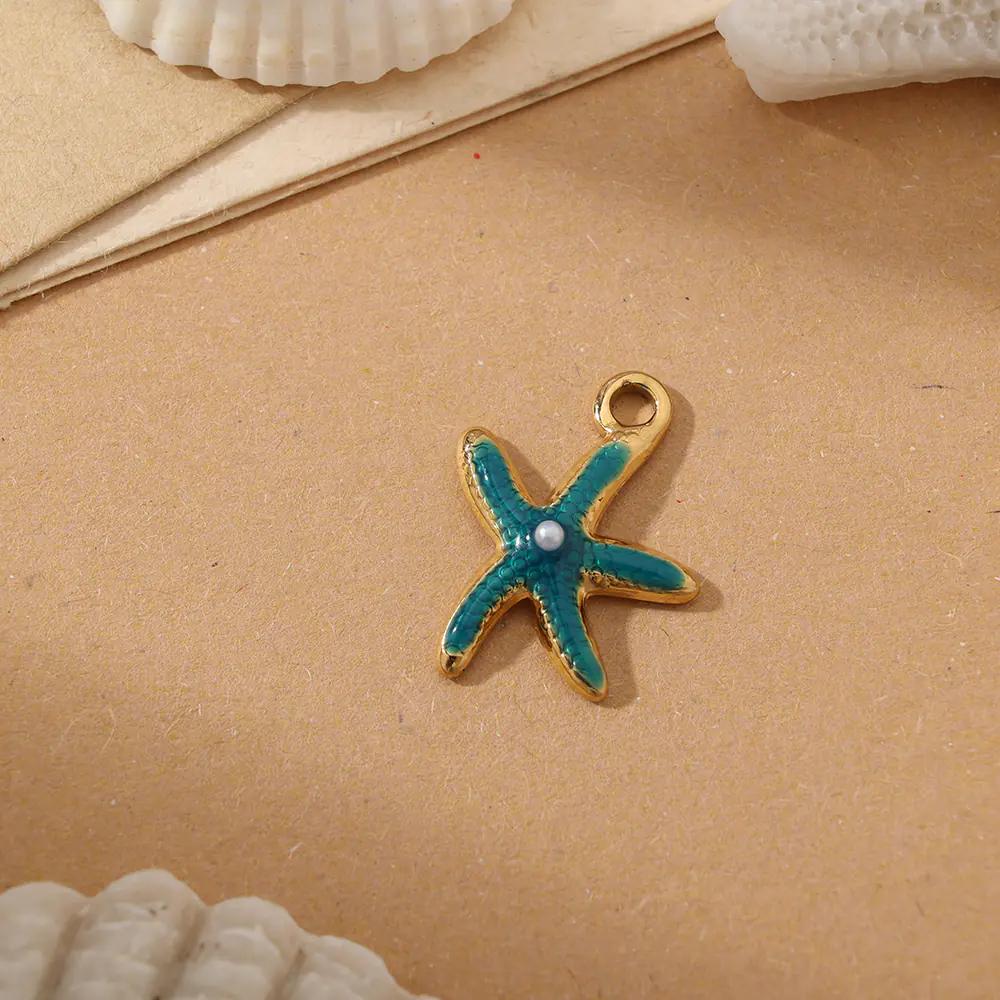 Stainless Steel Enamel Pendant EJN06284G
